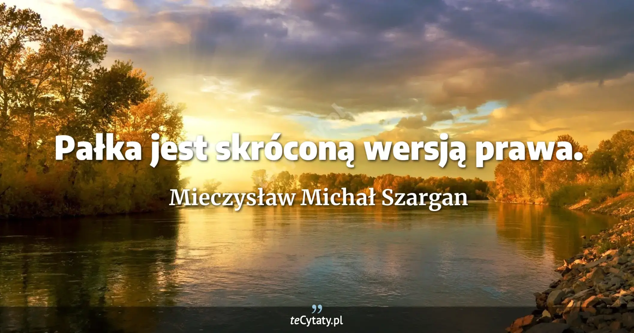 Pałka jest skróconą wersją prawa. - Mieczysław Michał Szargan
