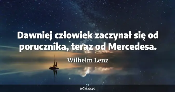 Wilhelm Lenz - zobacz cytat