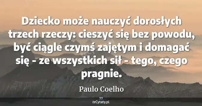 Paulo Coelho - zobacz cytat