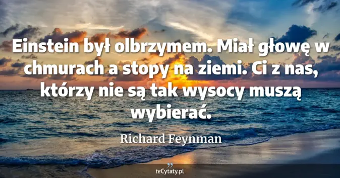 Richard Feynman - zobacz cytat
