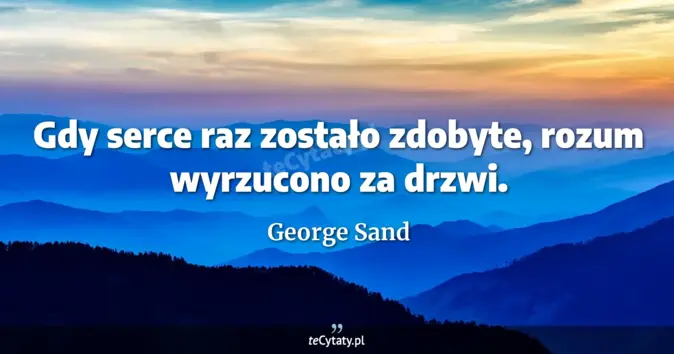 George Sand - zobacz cytat