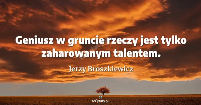 Jerzy Broszkiewicz - zobacz cytat