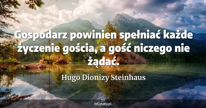Hugo Dionizy Steinhaus - zobacz cytat
