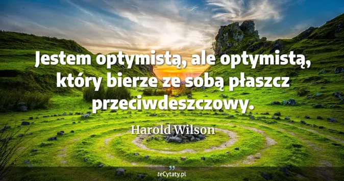 Harold Wilson - zobacz cytat