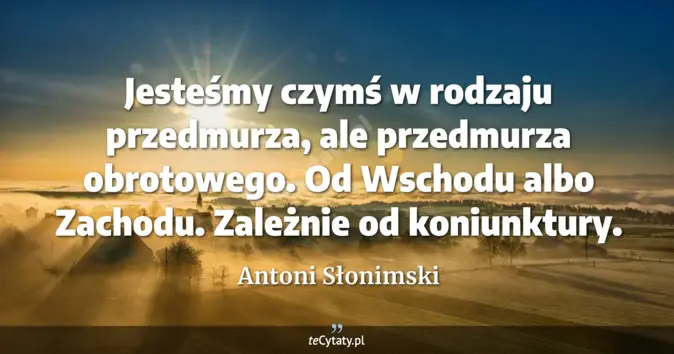 Antoni Słonimski - zobacz cytat