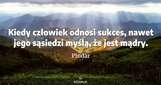 Pindar - zobacz cytat