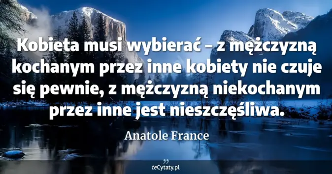 Anatole France - zobacz cytat