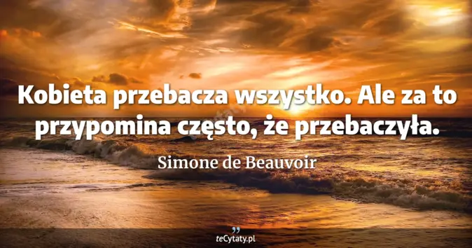 Simone de Beauvoir - zobacz cytat