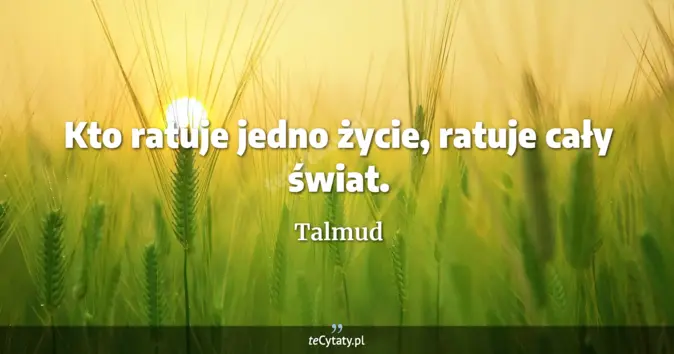 Talmud - zobacz cytat
