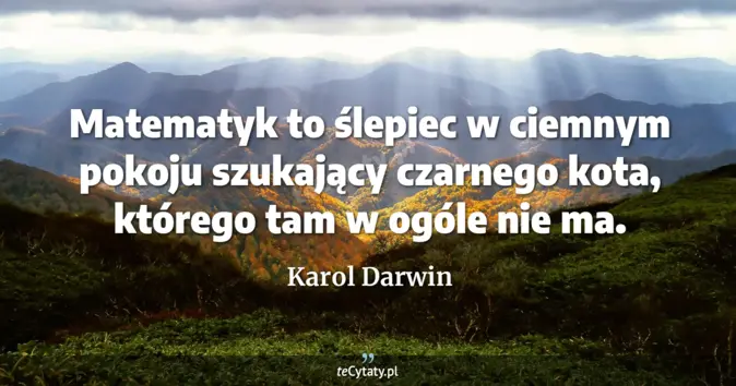 Karol Darwin - zobacz cytat