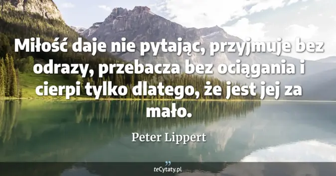 Peter Lippert - zobacz cytat