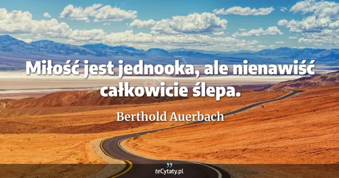 Berthold Auerbach - zobacz cytat