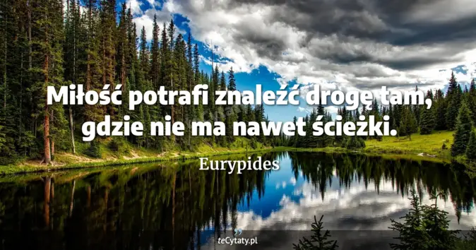 Eurypides - zobacz cytat