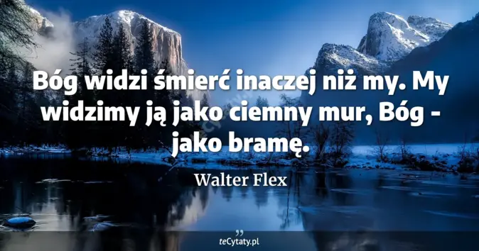 Walter Flex - zobacz cytat