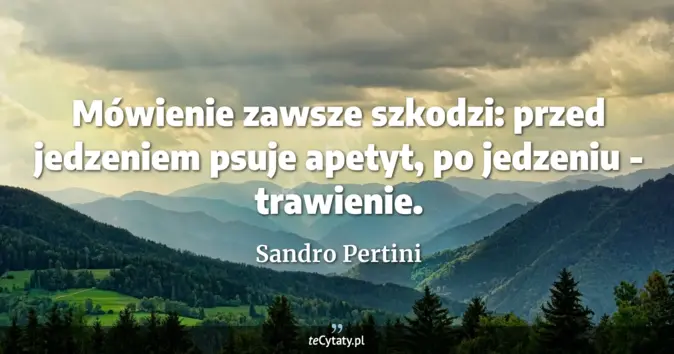 Sandro Pertini - zobacz cytat