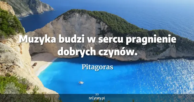 Pitagoras - zobacz cytat