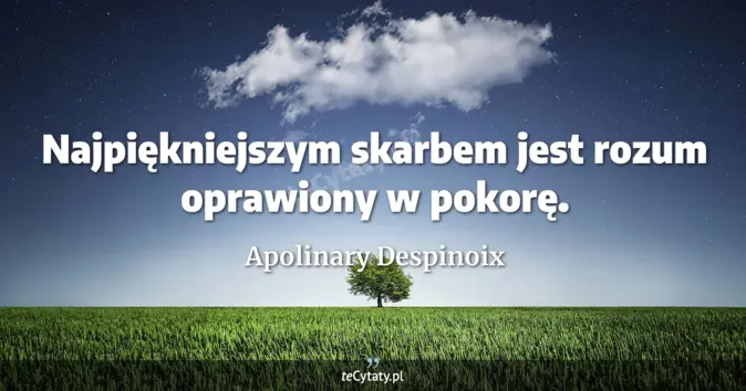 Apolinary Despinoix - zobacz cytat