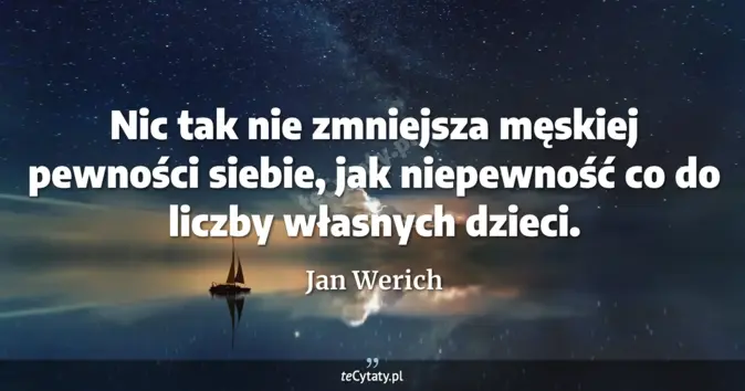 Jan Werich - zobacz cytat
