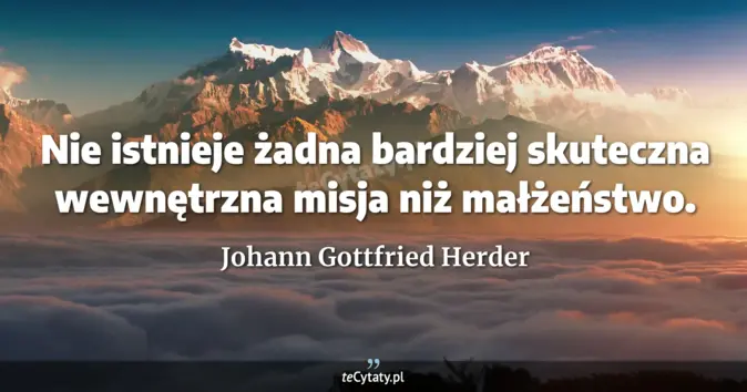 Johann Gottfried Herder - zobacz cytat