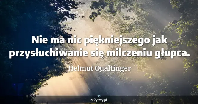 Helmut Qualtinger - zobacz cytat