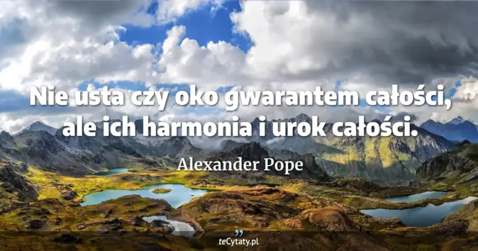 Alexander Pope - zobacz cytat