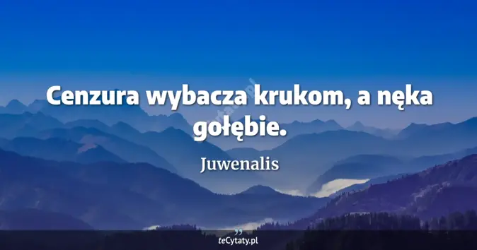 Juwenalis - zobacz cytat