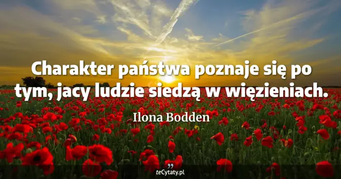 Ilona Bodden - zobacz cytat