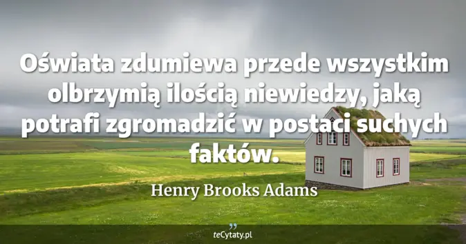 Henry Brooks Adams - zobacz cytat