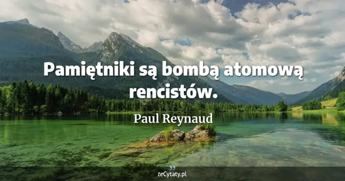 Paul Reynaud - zobacz cytat