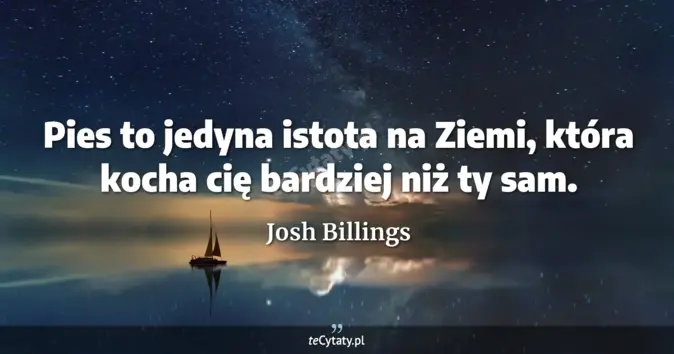 Josh Billings - zobacz cytat