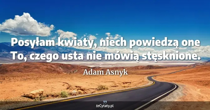 Adam Asnyk - zobacz cytat