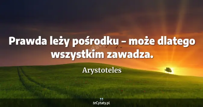 Arystoteles - zobacz cytat