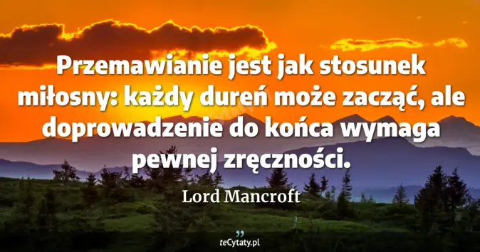 Lord Mancroft - zobacz cytat