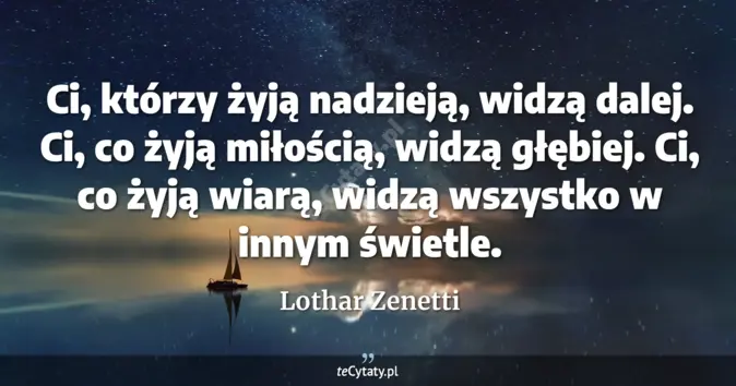 Lothar Zenetti - zobacz cytat