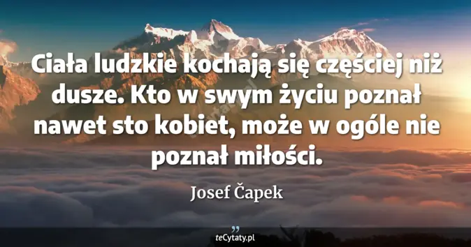 Josef Čapek - zobacz cytat