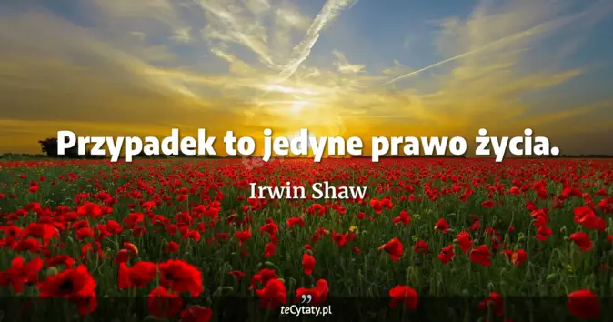Irwin Shaw - zobacz cytat