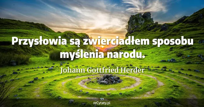 Johann Gottfried Herder - zobacz cytat