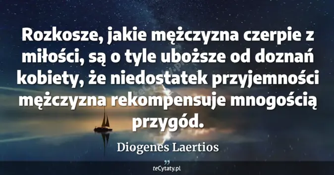 Diogenes Laertios - zobacz cytat
