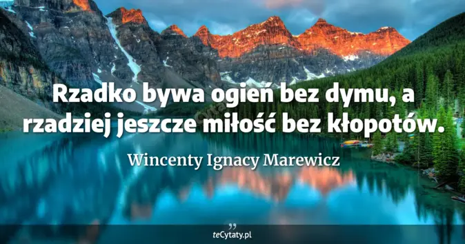 Wincenty Ignacy Marewicz - zobacz cytat