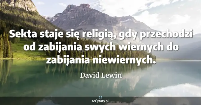 David Lewin - zobacz cytat