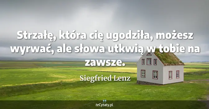 Siegfried Lenz - zobacz cytat