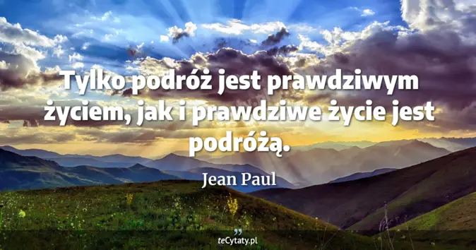 Jean Paul - zobacz cytat