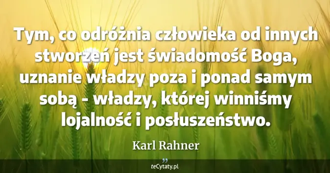 Karl Rahner - zobacz cytat