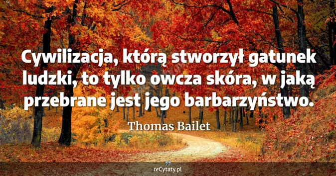 Thomas Bailet - zobacz cytat