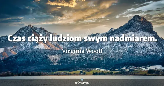 Virginia Woolf - zobacz cytat