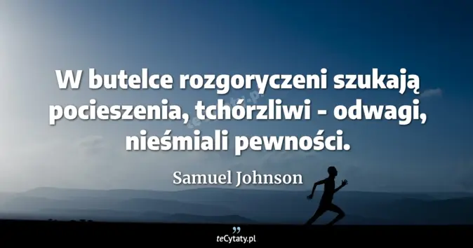 Samuel Johnson - zobacz cytat