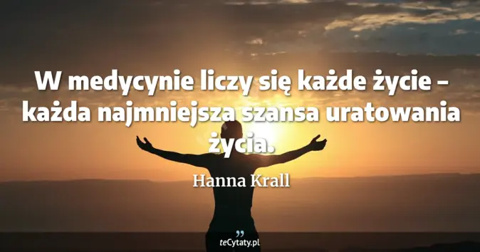 Hanna Krall - zobacz cytat