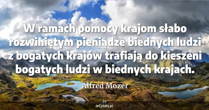 Alfred Mozer - zobacz cytat