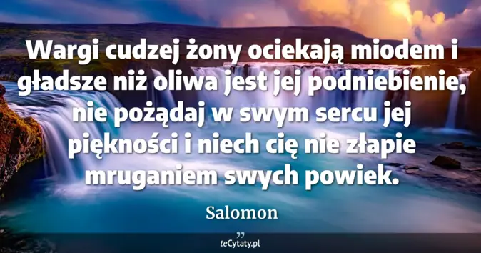 Salomon - zobacz cytat