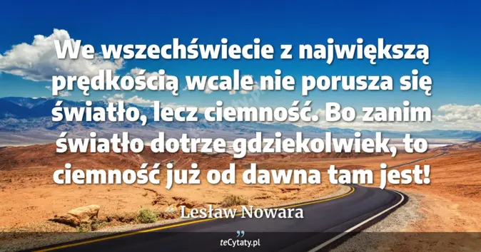 Lesław Nowara - zobacz cytat